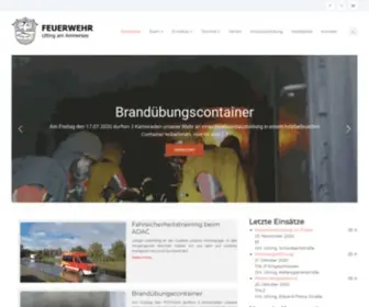 Feuerwehr-Utting.de(Freiwillige Feuerwehr Utting) Screenshot