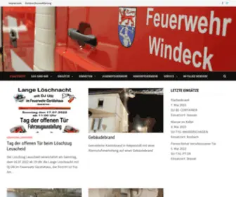 Feuerwehr-Windeck.de(Feuerwehr Windeck) Screenshot