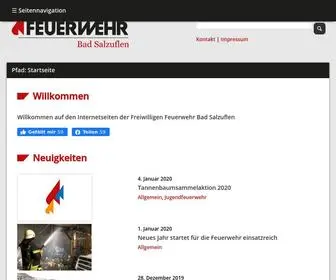 Feuerwehrbadsalzuflen.de(Feuerwehr Bad Salzuflen) Screenshot