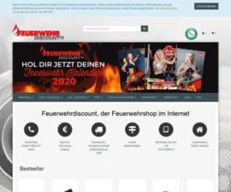 Feuerwehrdiscount.de(Der große Feuerwehrshop) Screenshot