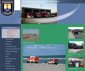 Feuerwehrhoernumsylt.com(Meine) Screenshot