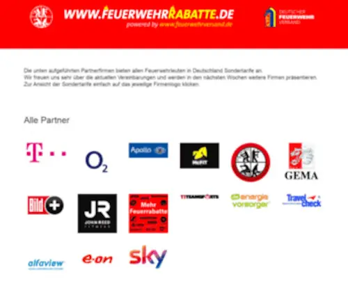 Feuerwehrrabatte.de(Feuerwehrrabatte) Screenshot