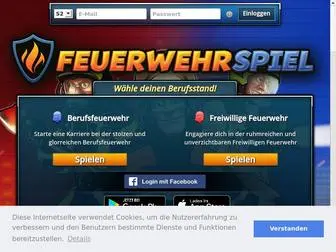 Feuerwehrspiel.de(Das kostenlose Browsergame zur Feuerwehr) Screenshot