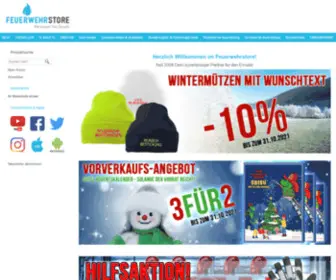 Feuerwehrstore.de(Professioneller und schneller Versandhandel für Feuerwehren und Rettungsorganisationen) Screenshot