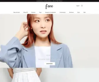 Feve.com.sg(F'eve Singapore) Screenshot