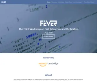 Fever.ai(Fact Extraction and VERification) Screenshot