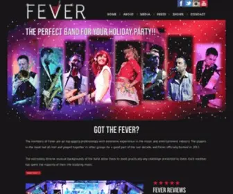 Feverband.net(The official website of the Fever Band) Screenshot