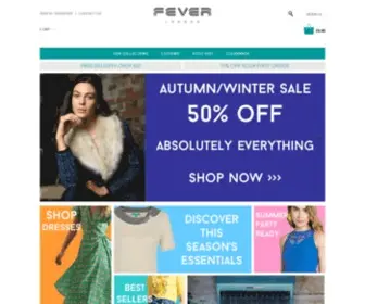 Feverdesigns.co.uk(Vintage Style Women&#039;s Clothing &amp; Occasionwear) Screenshot