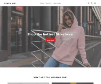 Feverhillstreetwear.com(Fever Hill) Screenshot