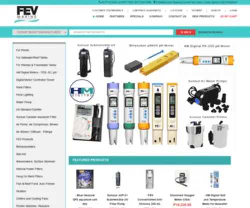 FevMarine.com(FEV Marine) Screenshot