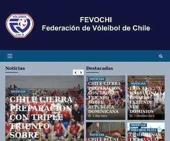 Fevochi.cl(Federación de Vóleibol de Chile) Screenshot