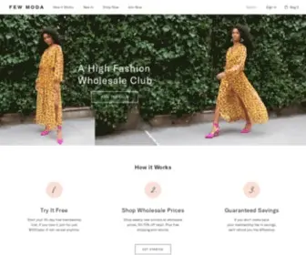 Fewmoda.com(Fashion, At Cost) Screenshot