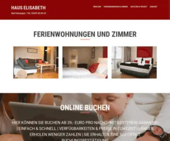 Fewo-Badsalzungen.de(Haus Elisabeth) Screenshot