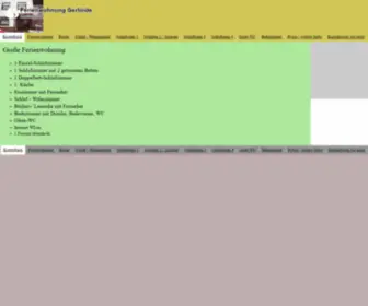 Fewo-Gerlinde.de(Ferienwohnung Gerlinde) Screenshot