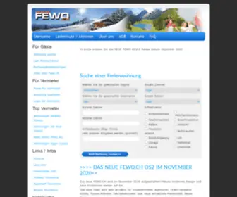 Fewo.ch(Preiswerte Ferienwohnungen) Screenshot