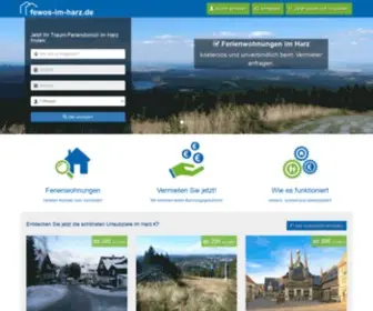 Fewos-IM-Harz.de(Ferienhäuser) Screenshot