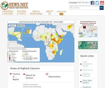 Fews.net(Famine Early Warning Systems Network) Screenshot