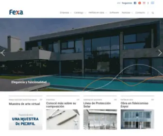 Fexa.com.ar(Perfiles de aluminio) Screenshot