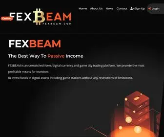 Fexbeam.com(Crypto Mining) Screenshot