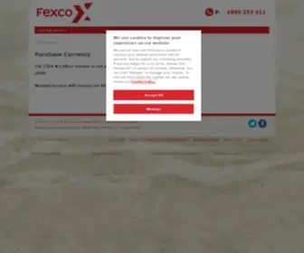 Fexcocurrency.com(Purchase Currency) Screenshot