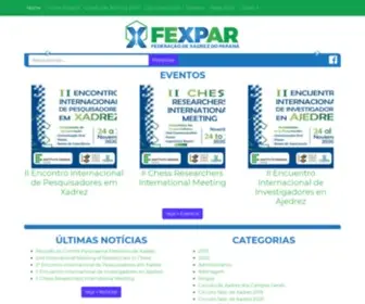Fexpar.com.br(Federação de Xadrez do Paraná) Screenshot