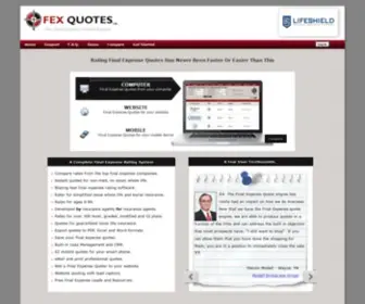 Fexquotes.com(Final Expense Quote Engine) Screenshot