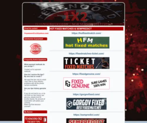 Feyenoord1X2.com Screenshot