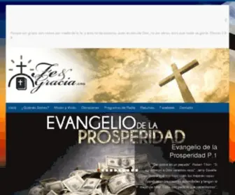 Feygracia.org(Bienvenido a Fe y Gracia) Screenshot