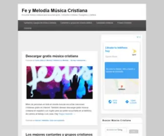 Feymelodiamusicacristiana.com(Musica Cristiana) Screenshot