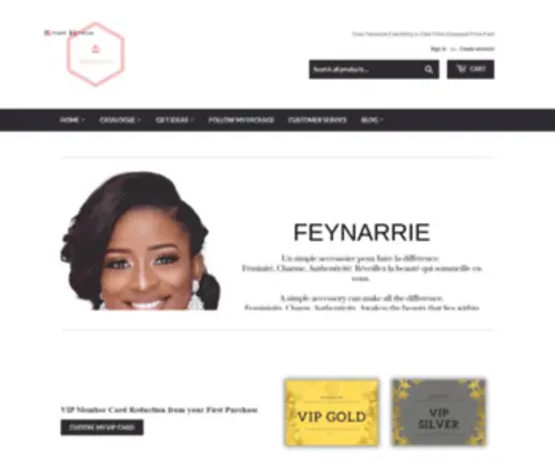 Feynarrie.com(Boutique Feynarrie) Screenshot