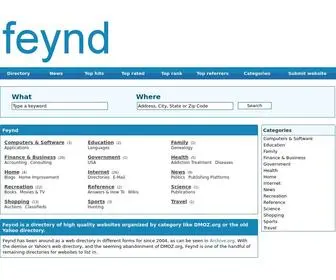 Feynd.com(Web portal) Screenshot