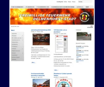 FF-Delmenhorst-Stadt.de(Die Freiwillige Feuerwehr Delmenhorst) Screenshot