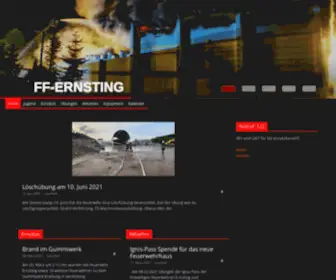 FF-Ernsting.at(Freiwillige Feuerwehr Ernsting) Screenshot