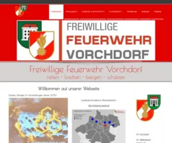 FF-Vorchdorf.at(Freiwillige Feuerwehr Vorchdorf) Screenshot