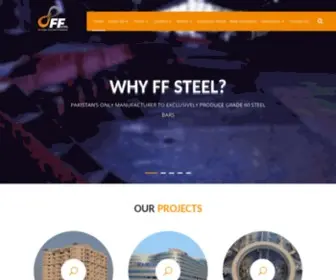 FF.com.pk(FF Steel Largest steel manufacturers) Screenshot