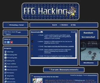 FF6Hacking.com(FF6 Hacking) Screenshot