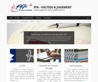 FFA-Voltigejuge.fr(FFA) Screenshot