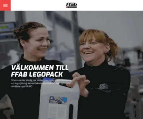FFablegopack.se(FFAB Legopack klarar brandklass 3) Screenshot