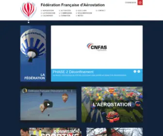 FFaerostation.org(Site officiel de la FFA) Screenshot