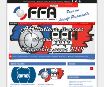 FFairsoft.org(Fédération Française d'Airsoft) Screenshot