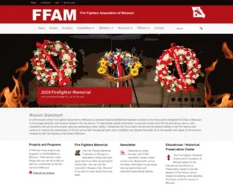 FFam.org(Fire Fighters Association of Missouri) Screenshot