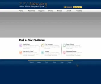 FFanow.org(Chapter Website Management System) Screenshot