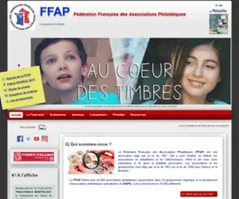 FFap.net(Fédération Française des Associations Philatéliques) Screenshot