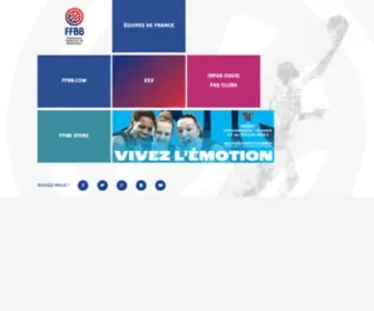 FFBB.com(Fédération Française de basket) Screenshot