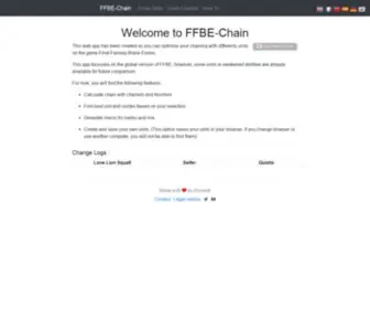 FFbe-Chain.com(FFbe Chain) Screenshot