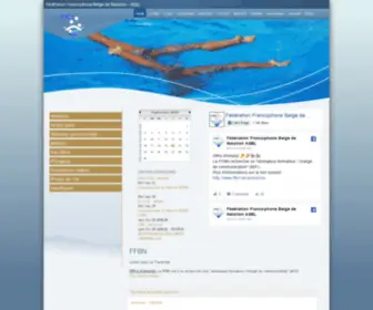 FFBN.be(FFBN (Federation Francophone Belge de Natation)) Screenshot