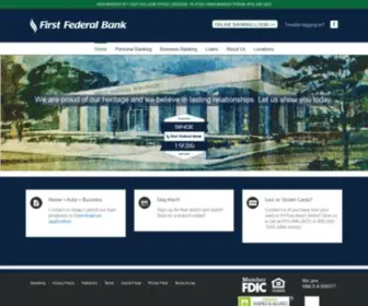 FFBTN.com(First Federal Bank TN) Screenshot