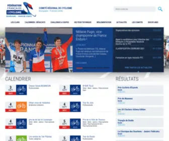 FFC-BFC.fr(Comités régionaux de cyclisme) Screenshot