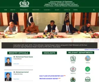 FFC.gov.pk(Federal Flood Commison) Screenshot