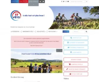 FFCT.org(Fédération française de cyclotourisme) Screenshot